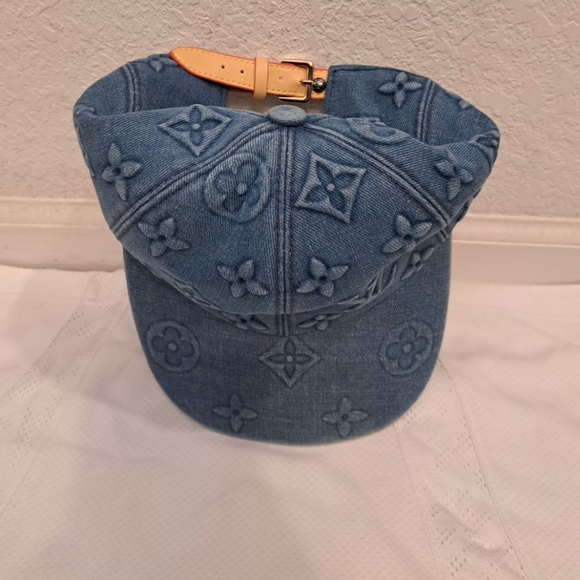 Louis Vuitton Pre-Owned Monogram Denim XL Cap In Perfect Condition - Picture 8 of 9